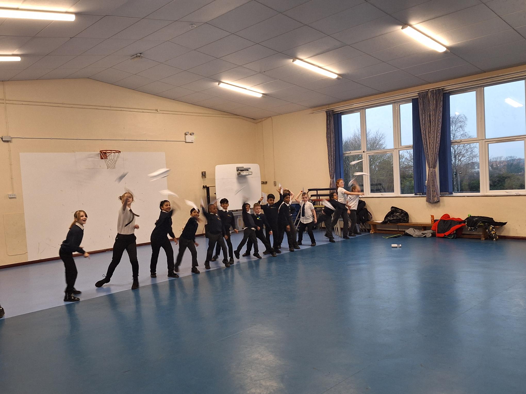 Youth Club - Paper aeroplane competition