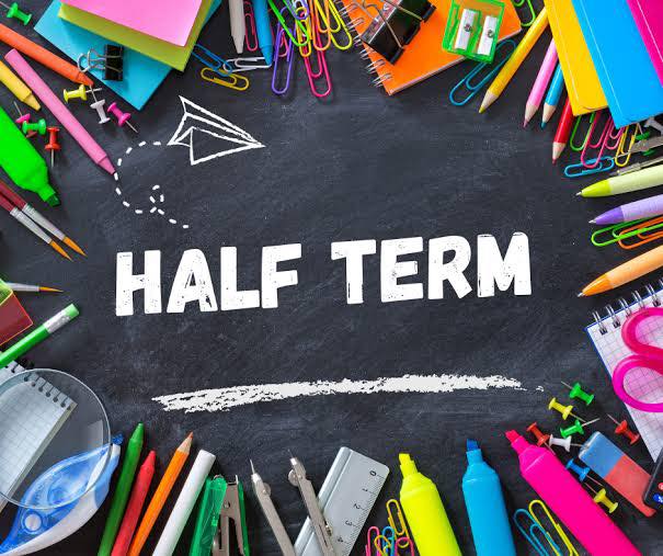 Closed for Half Term!