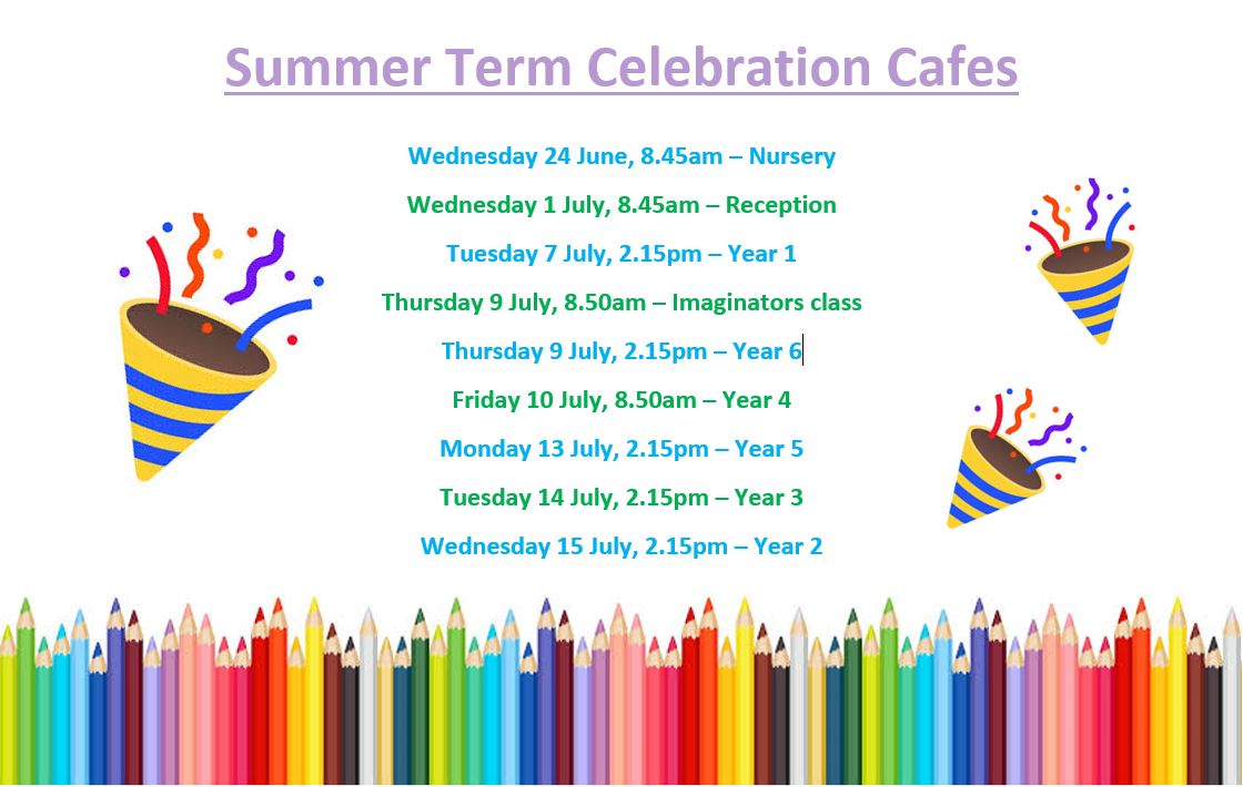 Celebration Cafe Dates
