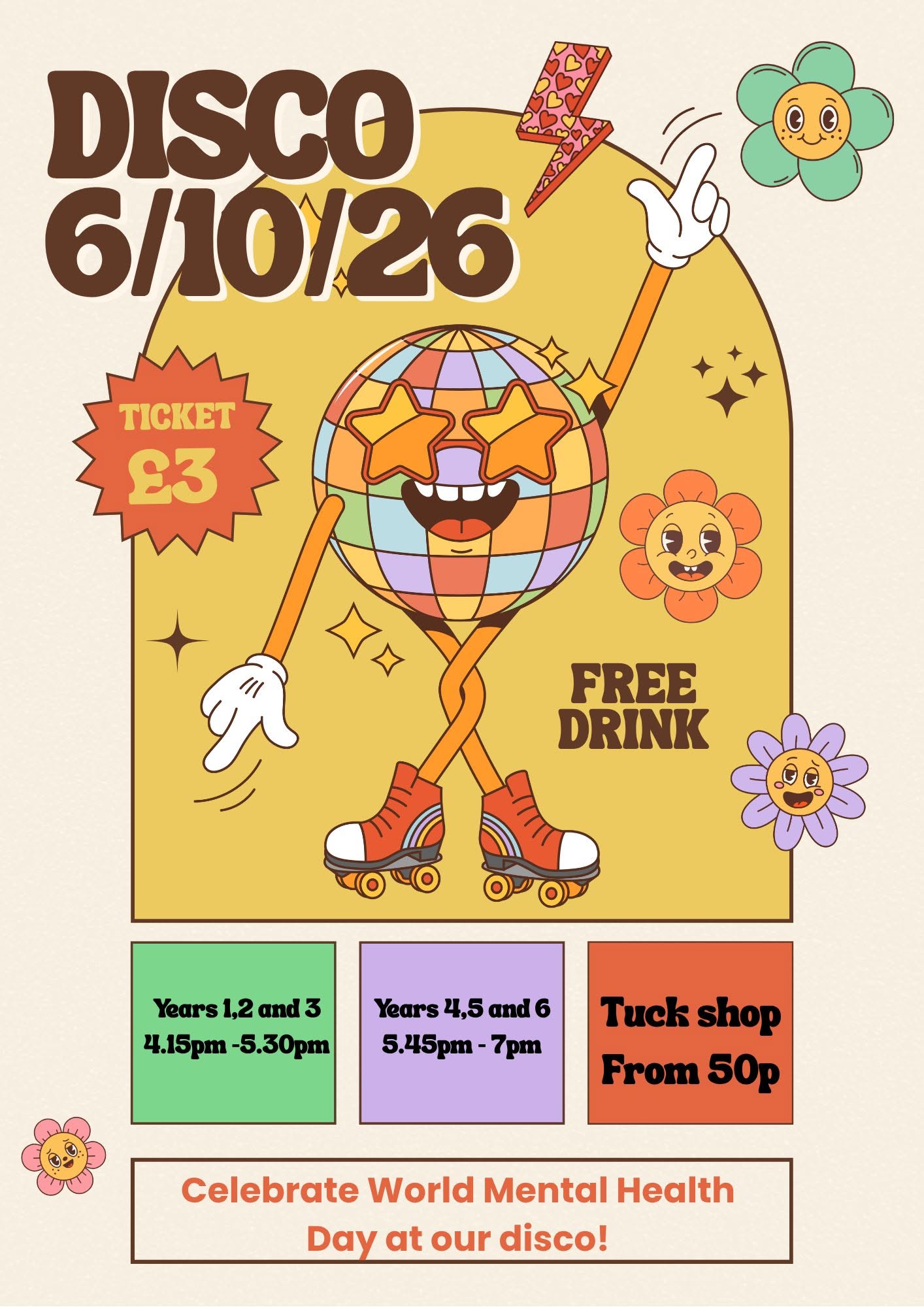 KS1 and KS2 Disco info!